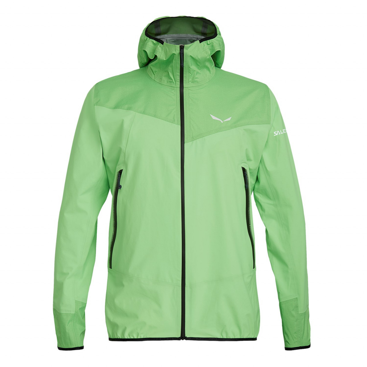 Chaqueta Hardshell Hombre Chile - Salewa Agner Powertex - Verde - XUGC-67014